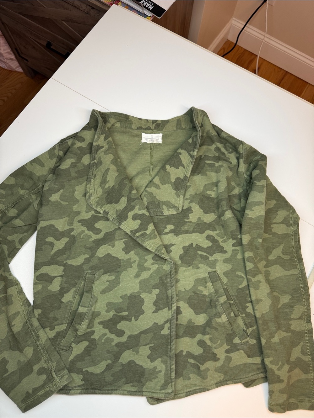 Caslon Green Camouflage Utility Jacket